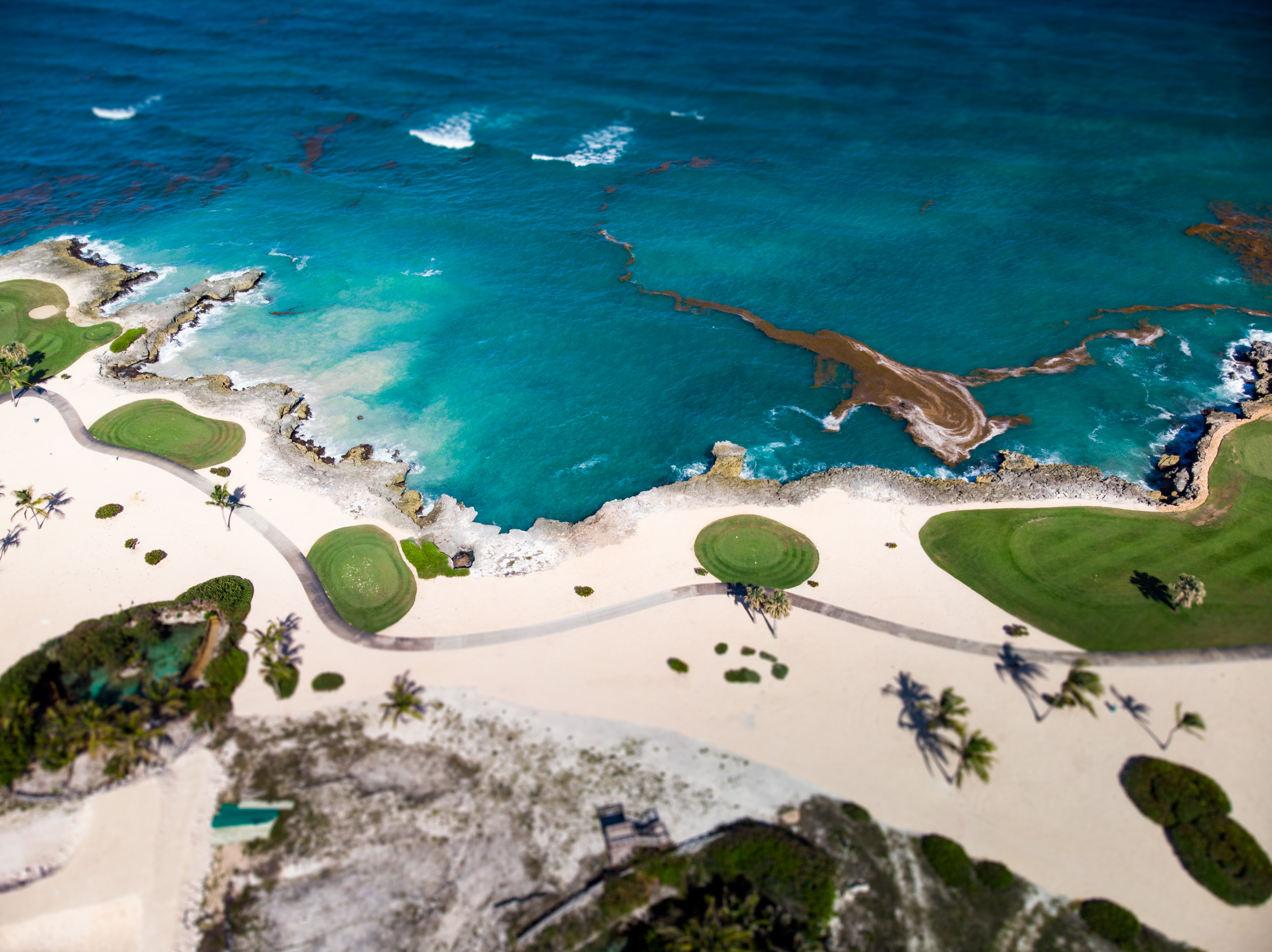 Costa de Cap Cana al atardecer